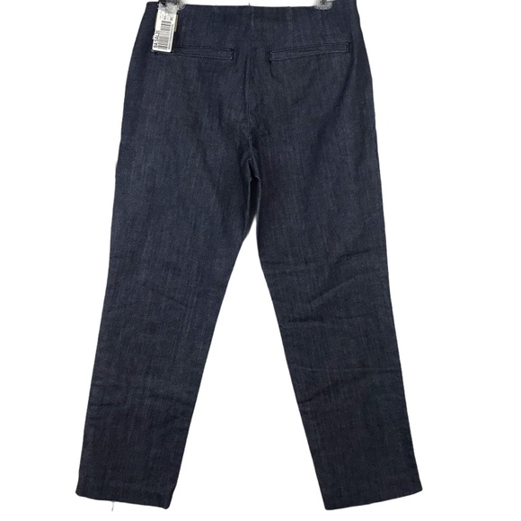 Nine West Dark Rinse Pine St Slim Crop Jean Sz 6 - Picture 6 of 6